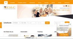 Desktop Screenshot of falcimmo.de